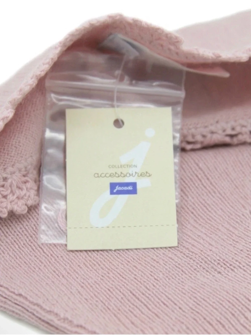 Baby Pink Lace Bonnet 👶✨ Classic & Elegant – Jacadi Paris